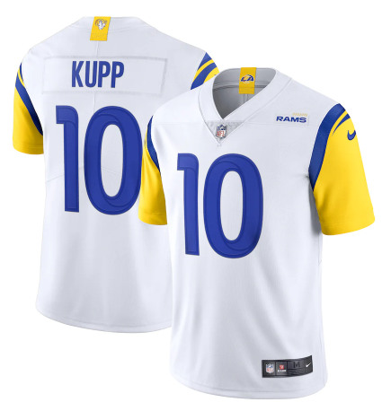 Youth Los Angeles Rams #10 Cooper Kupp 2020 White Vapor Limited Stitched Jersey